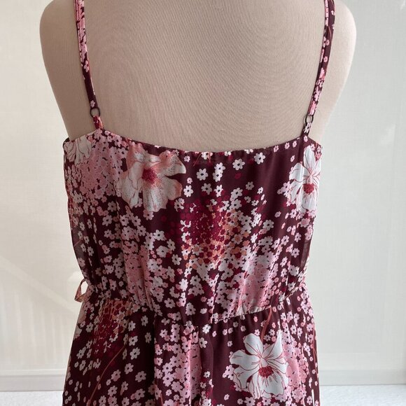 NWT Juniors' Lily Rose Sleeveless Wrap Maxi Dress, Size XL - Picture 5 of 12